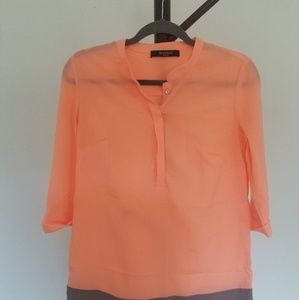 Bright Coral Neon Oversized Tunic
